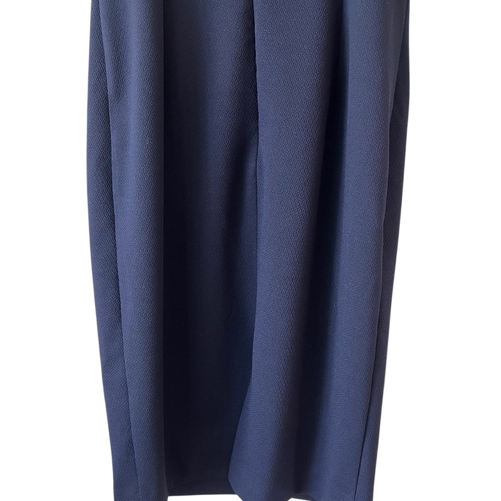 Trina Turk Navy Shalay Ponte Textured Dress Size 6 - Picture 10 of 10